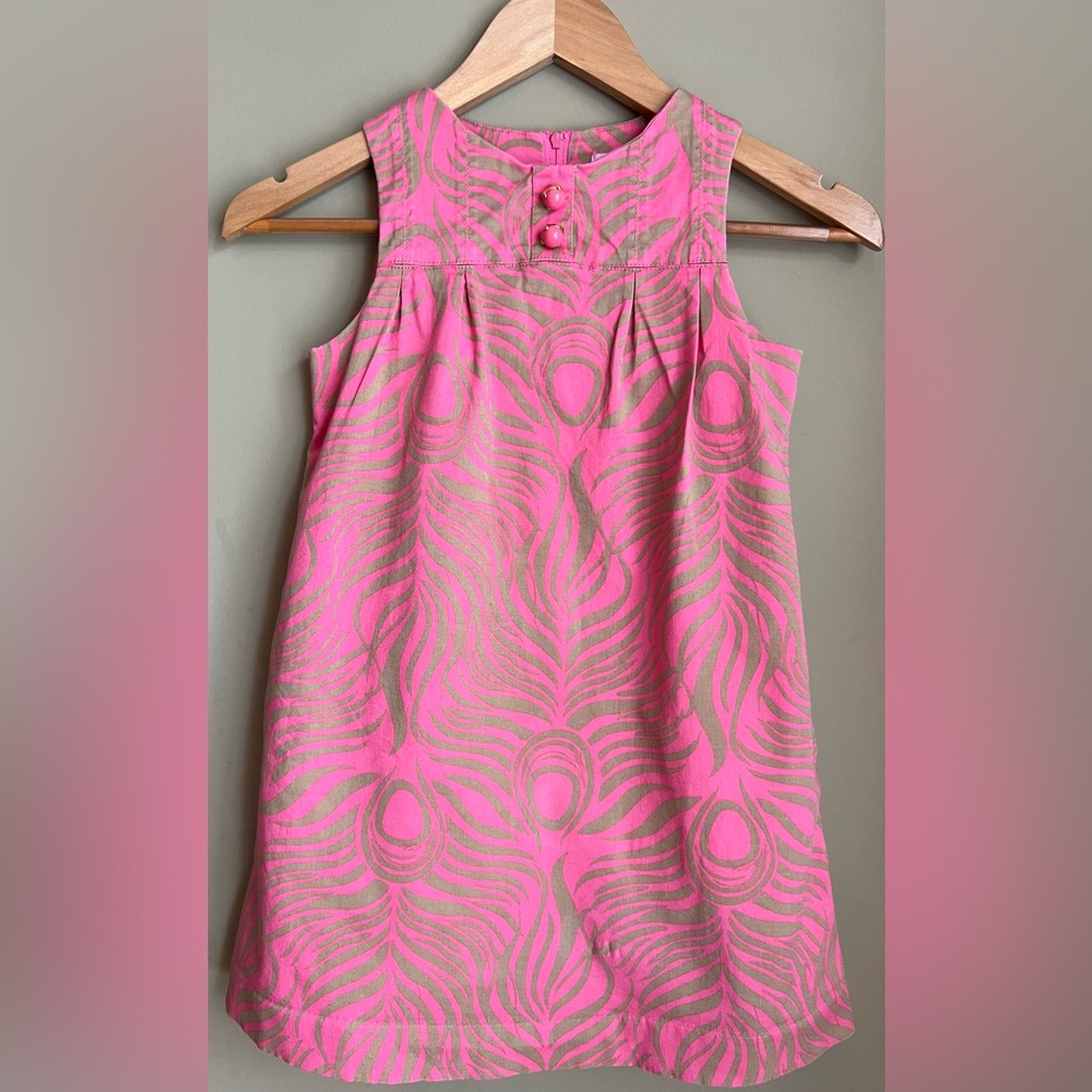 Lilly Pulitzer Girls Dress Size 7 pink